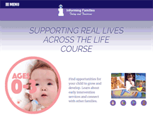 Tablet Screenshot of informingfamilies.org